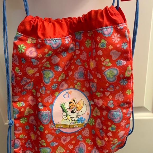 Cute kids shoulder bag + gym bag - Picture 3 of 5